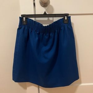 J crew royal blue high waisted skirt!
